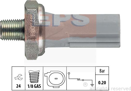 MDR EPS-1800 187 - Sensore, Pressione olio autozon.pro