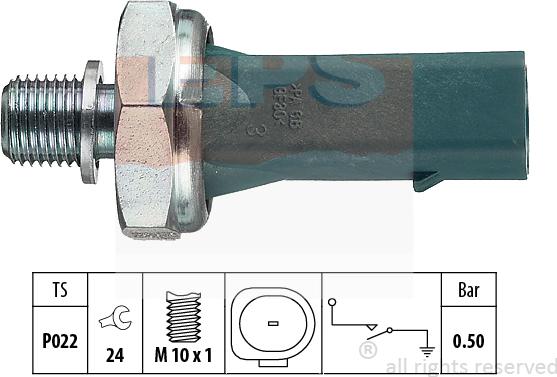 MDR EPS-1800 139 - Sensore, Pressione olio autozon.pro