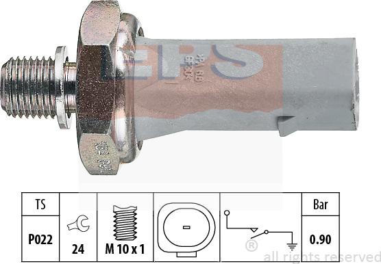 MDR EPS-1800 134 - Sensore, Pressione olio autozon.pro