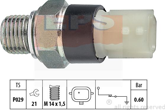 MDR EPS-1800 178 - Sensore, Pressione olio autozon.pro