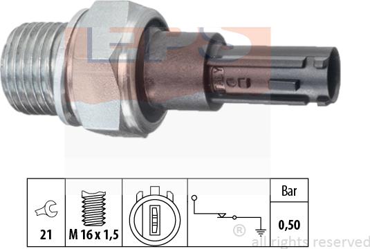 MDR EPS-1800 203 - Sensore, Pressione olio autozon.pro