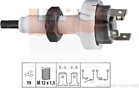 MDR EPS-1810 049 - Interruttore luce freno autozon.pro