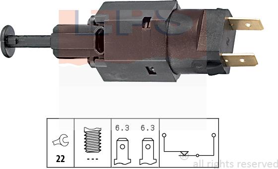 MDR EPS-1810 050 - Interruttore luce freno autozon.pro