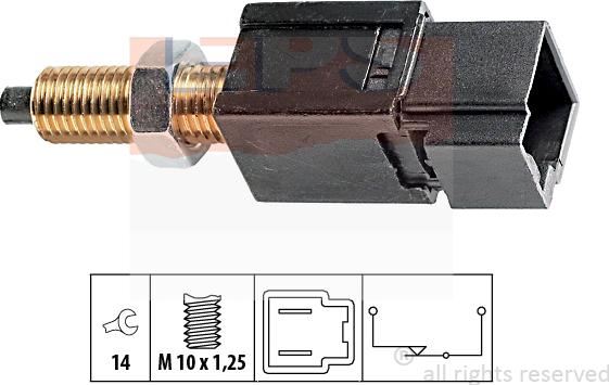 MDR EPS-1810 052 - Interruttore luce freno autozon.pro