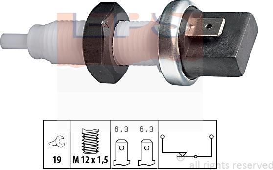 MDR EPS-1810 000 - Interruttore luce freno autozon.pro