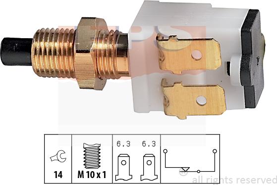 MDR EPS-1810 008 - Interruttore luce freno autozon.pro