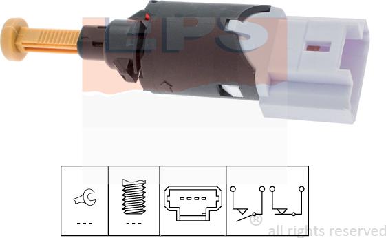 MDR EPS-1810 197 - Interruttore luce freno autozon.pro