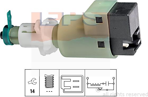 MDR EPS-1810 145 - Interruttore luce freno autozon.pro