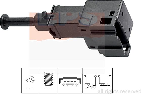 MDR EPS-1810 151 - Interruttore luce freno autozon.pro