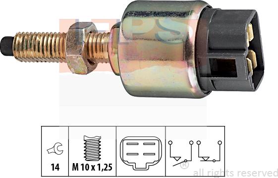 MDR EPS-1810 125 - Interruttore luce freno autozon.pro