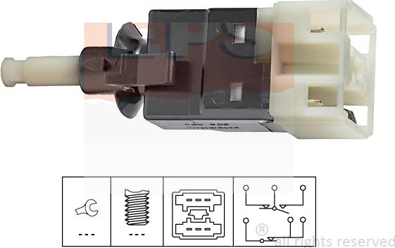 MDR EPS-1810 206 - Interruttore luce freno autozon.pro