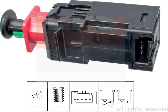 MDR EPS-1810 208 - Interruttore luce freno autozon.pro