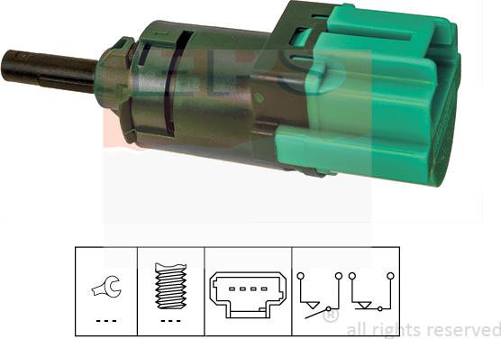 MDR EPS-1810 283 - Interruttore luce freno autozon.pro