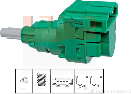 MDR EPS-1810 230 - Interruttore luce freno autozon.pro