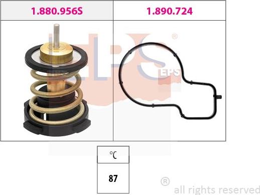 MDR EPS-1880 956 - Termostato, Refrigerante autozon.pro