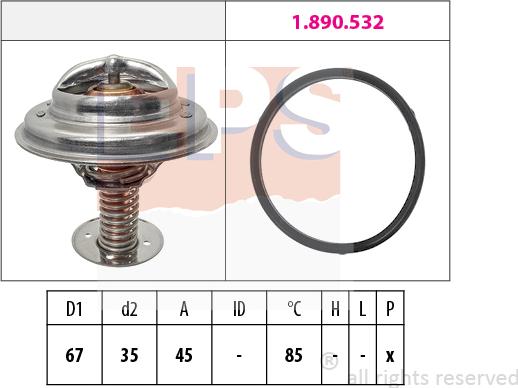 MDR EPS-1880 989 - Termostato, Refrigerante autozon.pro