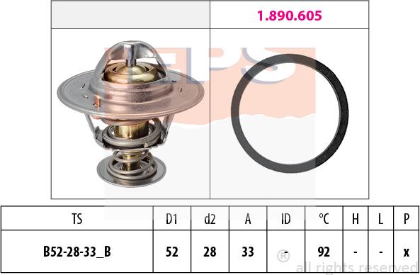 MDR EPS-1880 928 - Termostato, Refrigerante autozon.pro