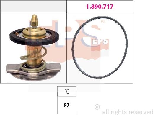 MDR EPS-1880 442 - Termostato, Refrigerante autozon.pro