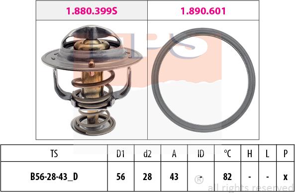 MDR EPS-1880 404 - Termostato, Refrigerante autozon.pro