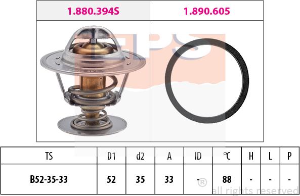 MDR EPS-1880 483 - Termostato, Refrigerante autozon.pro