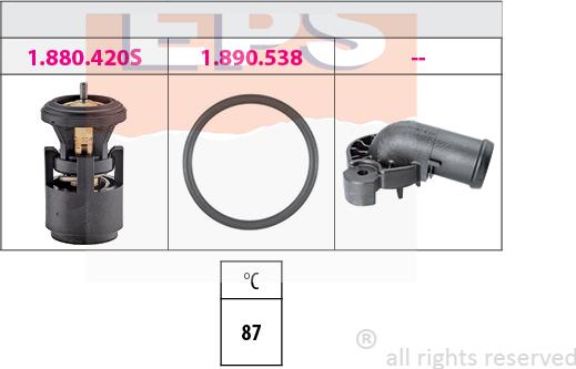 MDR EPS-1880 561 - Termostato, Refrigerante autozon.pro