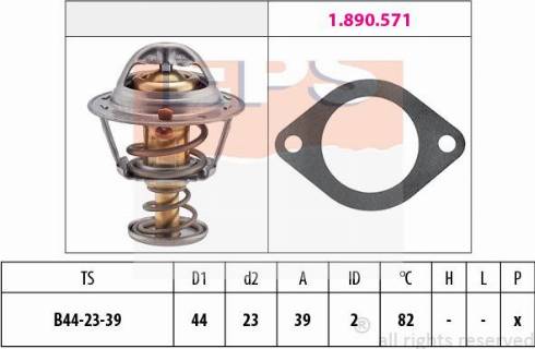 MDR EPS-1880 519 - Termostato, Refrigerante autozon.pro