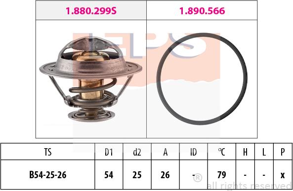 MDR EPS-1880 525 - Termostato, Refrigerante autozon.pro