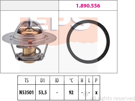 MDR EPS-1880 576 - Termostato, Refrigerante autozon.pro