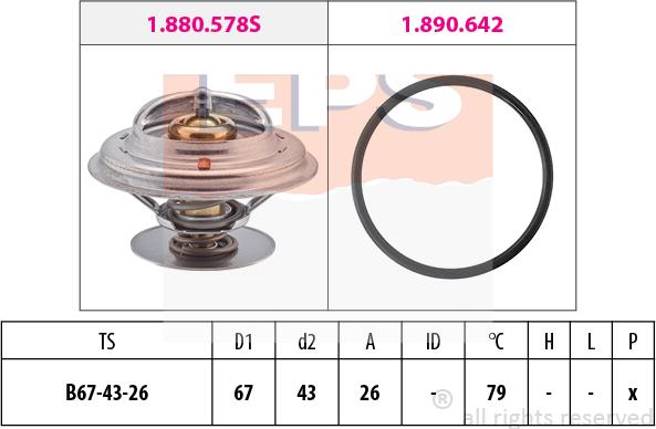 MDR EPS-1880 578 - Termostato, Refrigerante autozon.pro