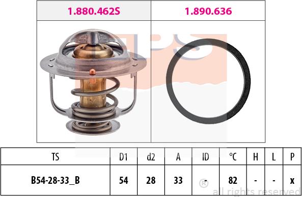 MDR EPS-1880 645 - Termostato, Refrigerante autozon.pro