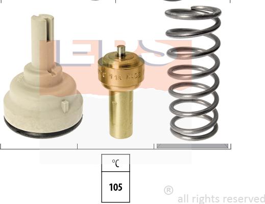 MDR EPS-1880 618S - Termostato, Refrigerante autozon.pro