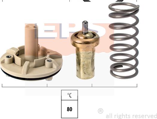 MDR EPS-1880 689S - Termostato, Refrigerante autozon.pro