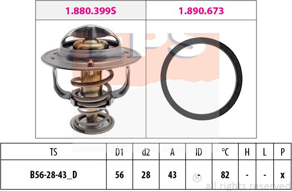 MDR EPS-1880 683 - Termostato, Refrigerante autozon.pro