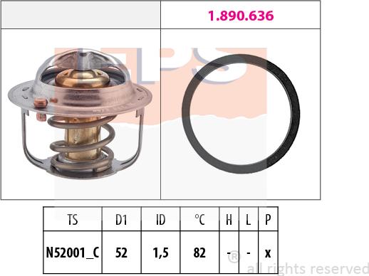 MDR EPS-1880 679 - Termostato, Refrigerante autozon.pro