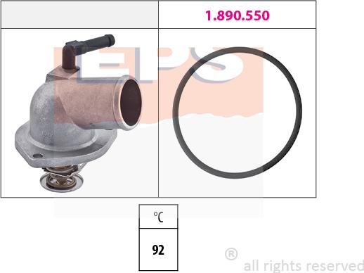 MDR EPS-1880 157 - Termostato, Refrigerante autozon.pro