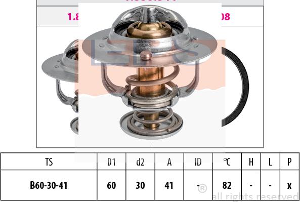 MDR EPS-1880 844S - Termostato, Refrigerante autozon.pro