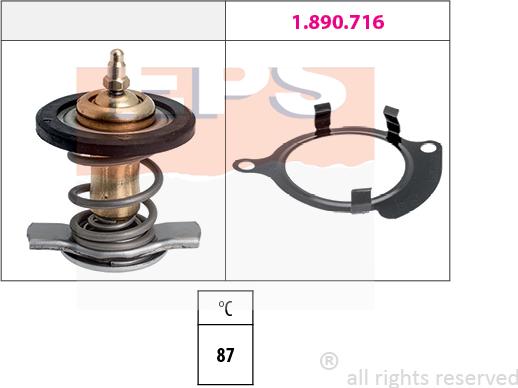 MDR EPS-1880 820 - Termostato, Refrigerante autozon.pro