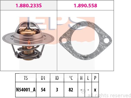 MDR EPS-1880 329 - Termostato, Refrigerante autozon.pro