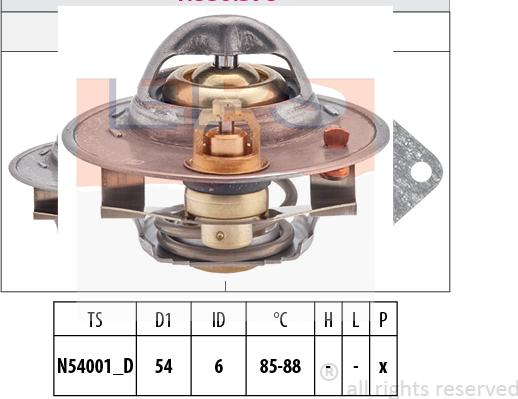 MDR EPS-1880 378S - Termostato, Refrigerante autozon.pro