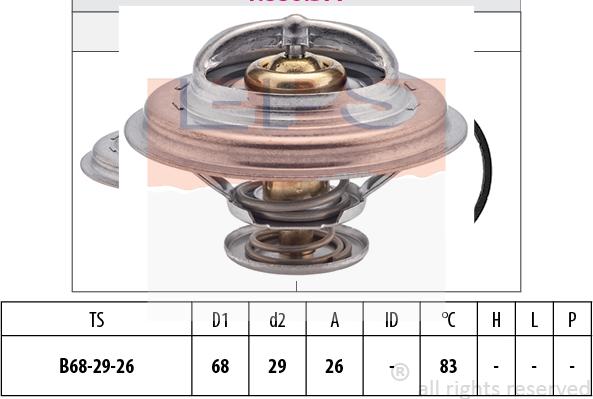 MDR EPS-1880 377S - Termostato, Refrigerante autozon.pro