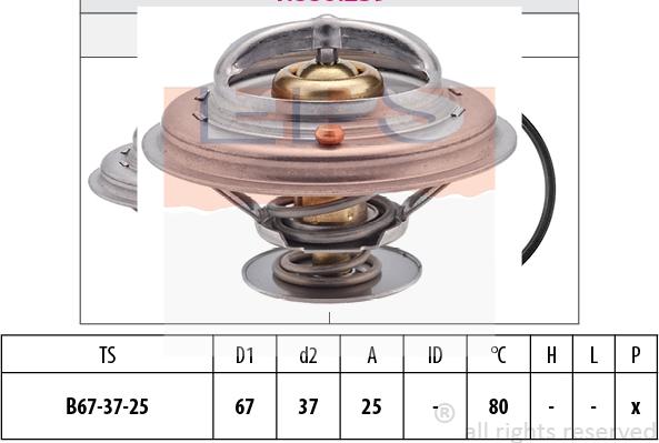 MDR EPS-1880 259S - Termostato, Refrigerante autozon.pro