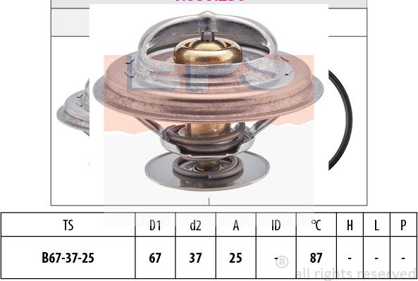 MDR EPS-1880 256S - Termostato, Refrigerante autozon.pro