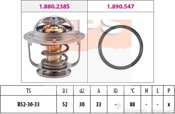 MDR EPS-1880 269 - Termostato, Refrigerante autozon.pro