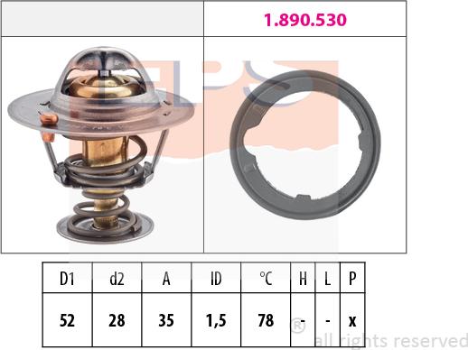 MDR EPS-1880 267 - Termostato, Refrigerante autozon.pro