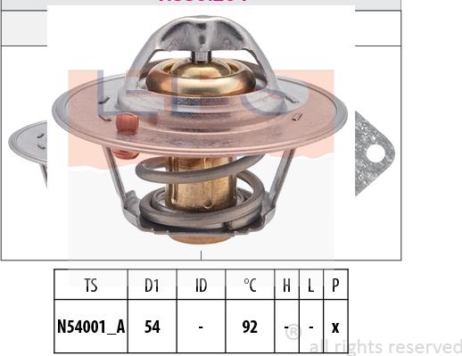 MDR EPS-1880 204S - Termostato, Refrigerante autozon.pro