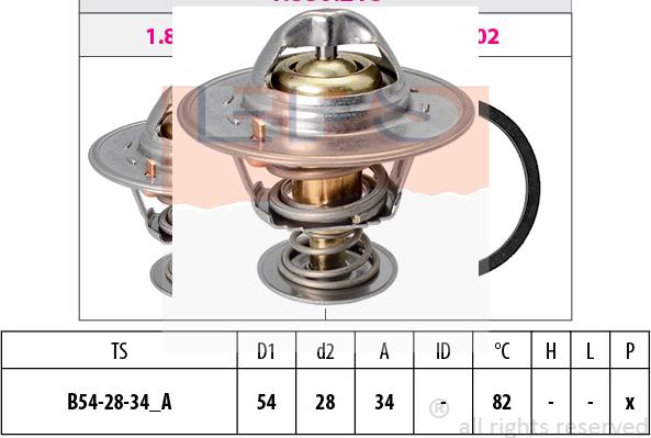 MDR EPS-1880 218S - Termostato, Refrigerante autozon.pro