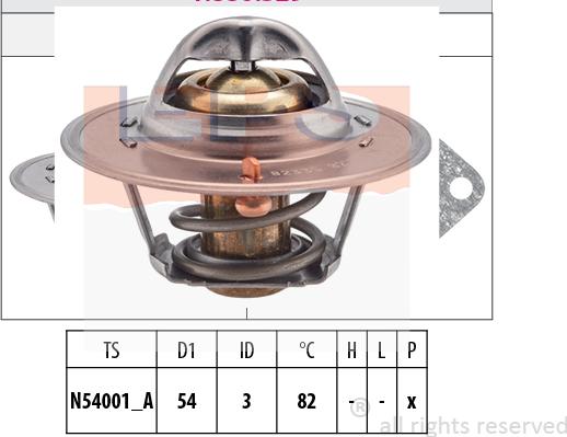 MDR EPS-1880 233 - Termostato, Refrigerante autozon.pro