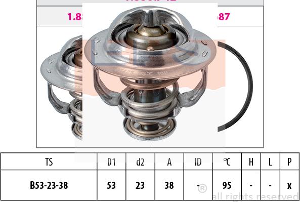 MDR EPS-1880 742S - Termostato, Refrigerante autozon.pro