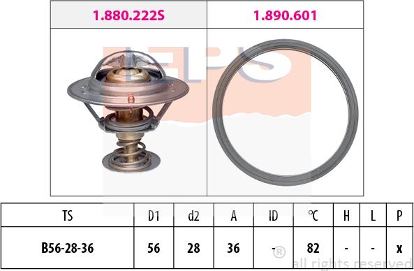 MDR EPS-1880 728 - Termostato, Refrigerante autozon.pro