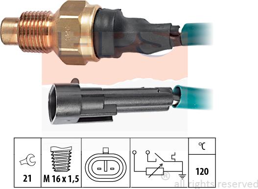 MDR EPS-1830 546 - Sensore, Temperatura refrigerante autozon.pro